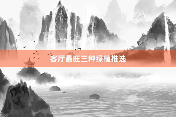 客厅最旺三种绿植推选